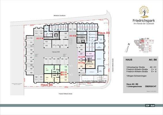 Übersicht Tiefgarage