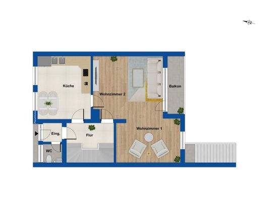 Grundriss Erdgeschoss