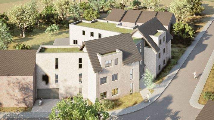 Visualisierung Außenansicht - Vogelperspektive