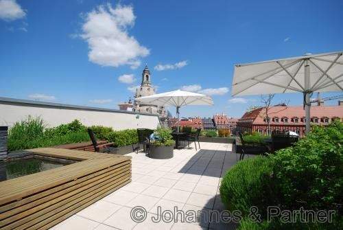 Dachterrasse mit Blick zur Frauenkirche