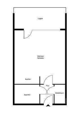 Grundriss - nicht maßstabsgetreu