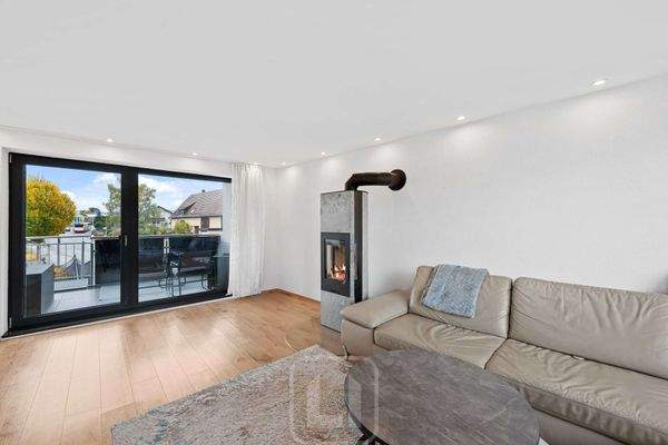 ....mit behaglichem Kaminofen