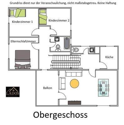 Grundriss Obergeschoss