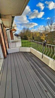 6,4 m² großer Südwest-Balkon