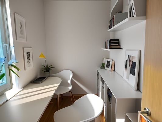 Arbeitszimmer umdekoriert