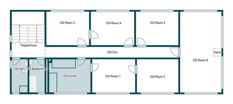 Grundriss Skizze 1.OG