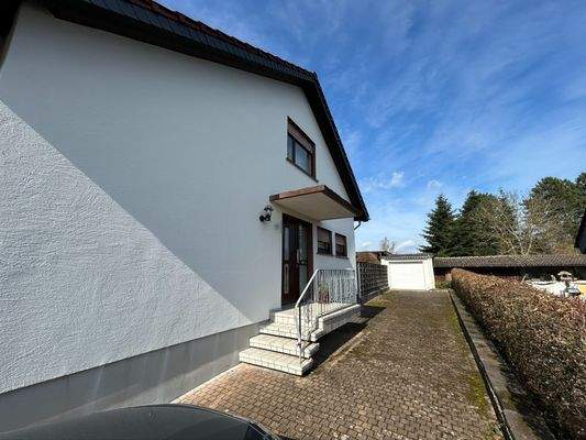 Seitenansicht Haustür