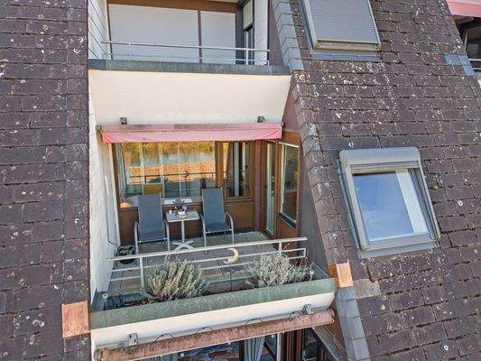 Loggia aus Vogelsicht