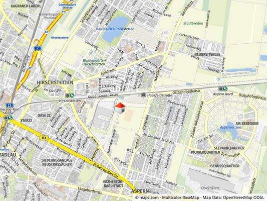 Geolyzer Kartenausschnitt