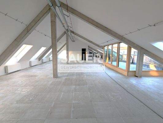 Innenansicht 3.OG mit Terrasse