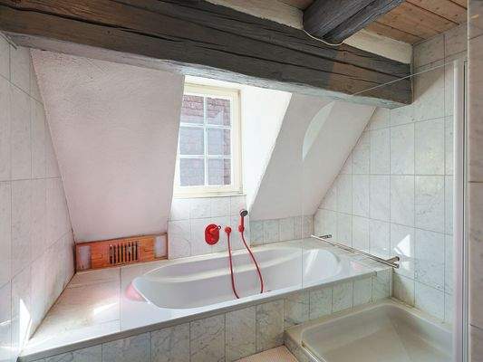 Tageslichtbad mit Dusche und Badewanne