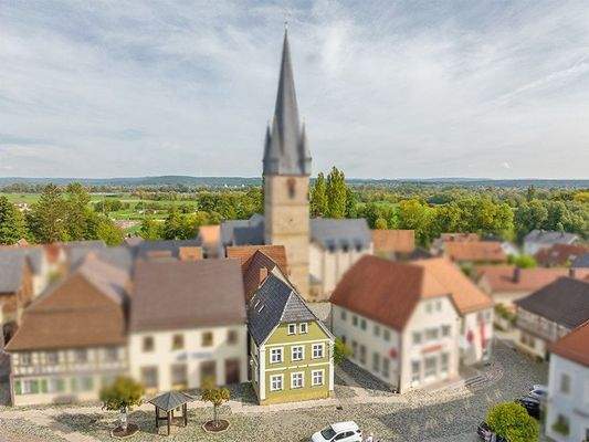 Luftbild, Marktplatz