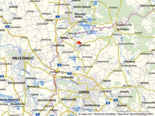 Geolyzer Kartenausschnitt