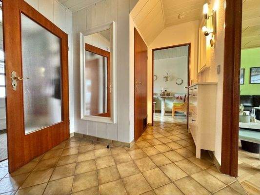 Einladender Eingangsbereich...