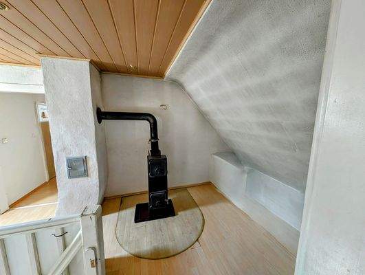 Holzofen Obergeschoss