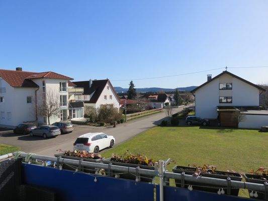 Blick vom Balkon