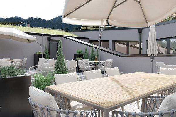 Wohnanlage - Dachterrasse