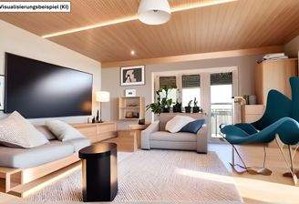 Wohnzimmer Homestaging