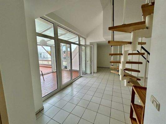 Fensterfront zum Wintergarten