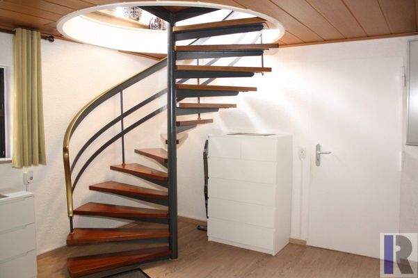 Wendeltreppe im Untergeschoss