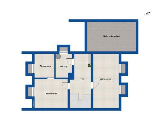 Grundriss Kellergeschoss