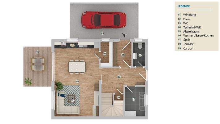 Grundriss Erdgeschoss