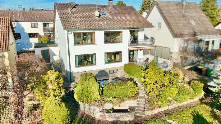 Blick auf den Garten