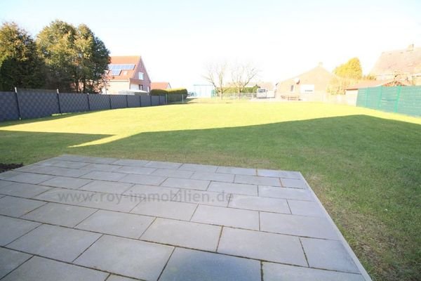 eingezäunter Garten