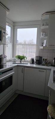 Blick in die moderne Küche