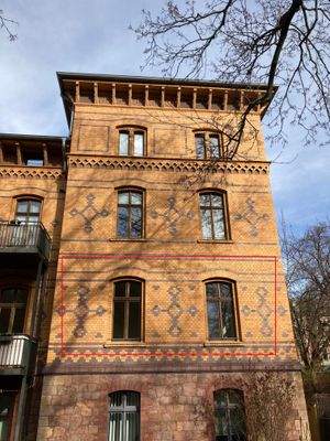 Hofseitige Fenster der Wohnung