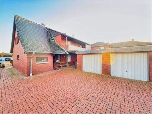 Seitenansicht des Wohnhauses