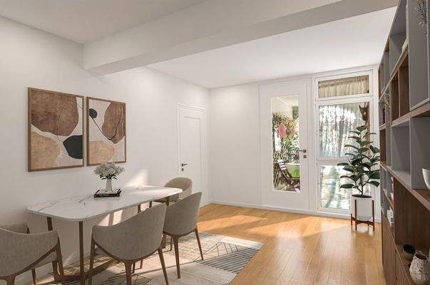 Essbereich mit virtuellem Staging