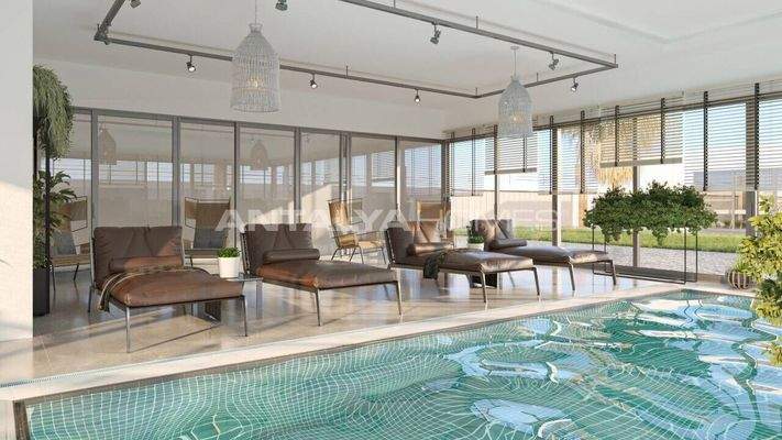 Properties in a Complex with Pool in Alanya Mahmutlar