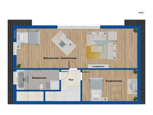 Grundriss 2. Obergeschoss