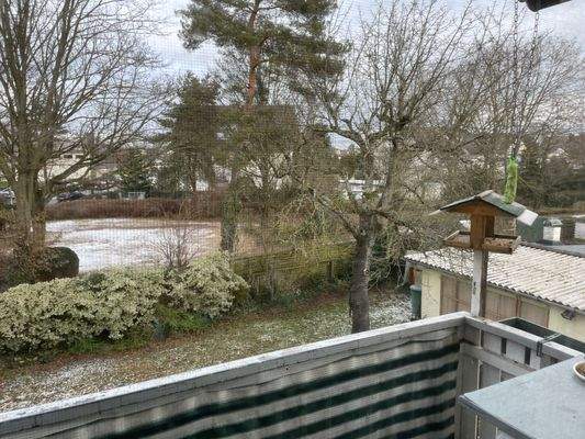 Ausblick Balkon ins Grüne  OG. 