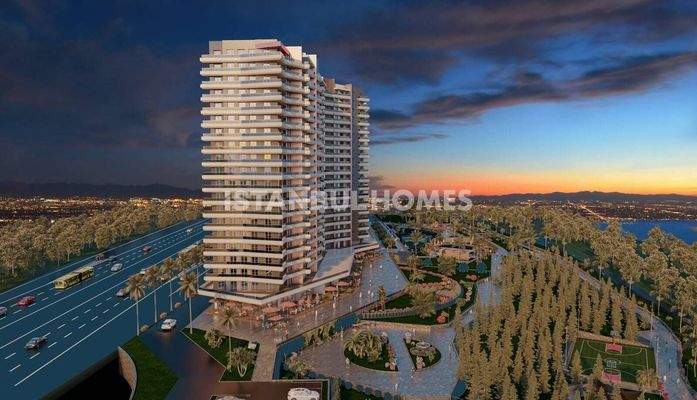 New Apartments with Botanic Garden in Buyukcekmece Istanbul