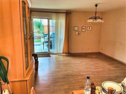 Wohnzimmer und Wintergarten