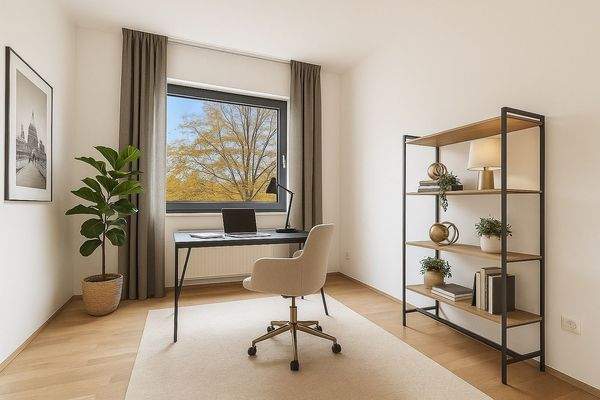 Büro l digital möbliert