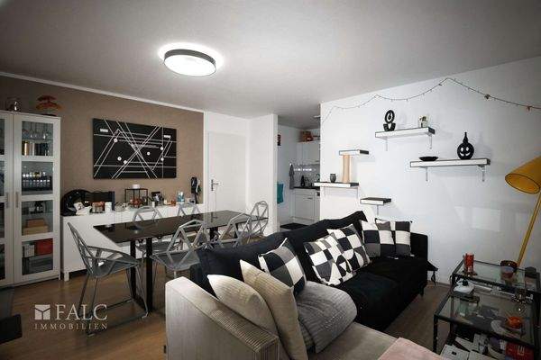 Wohn-Essbereich - (KI generiert)