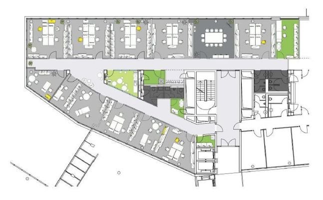 AUFTEILUNG / 1. OG / ca. 601 m²