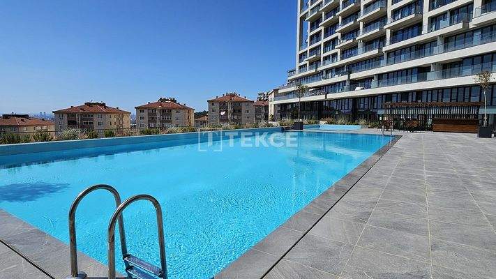 Apartments with 24/7 Security and Pool in Istanbul Maltepe