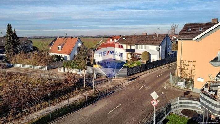 Blick aus Wohnzimmer