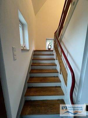 Treppe ins Dachgeschoss