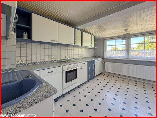 Küche im Dachgeschoss