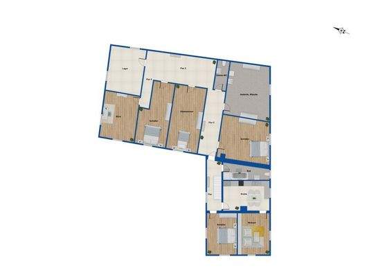 Grundriss OG Hauptgebäude