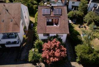 Attraktive Außenanlage