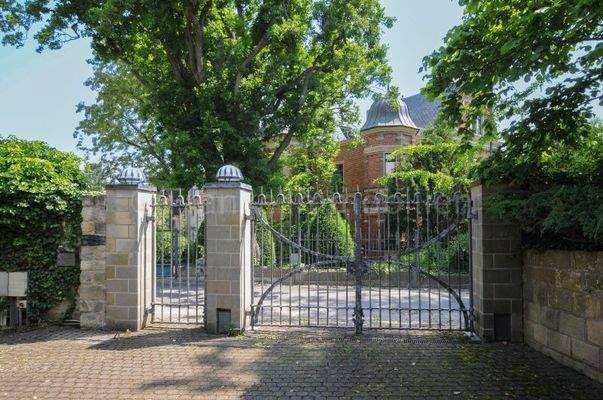 Blick aus der Einfahrt