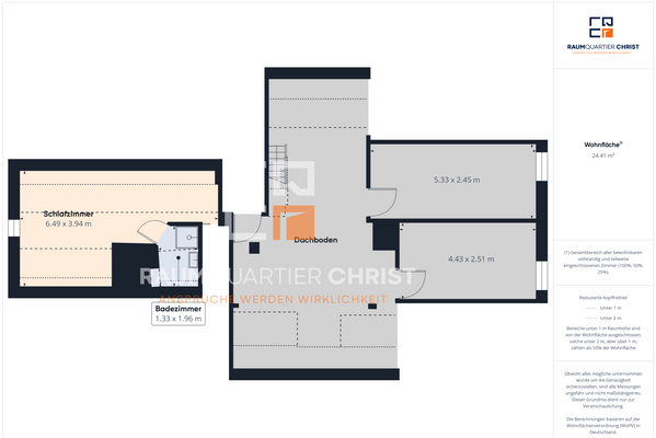 Grundriss Haus 2 Dachgeschoss_Dachboden