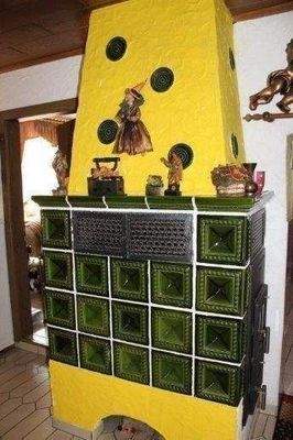 Kachelofen im Erdgeshcoss