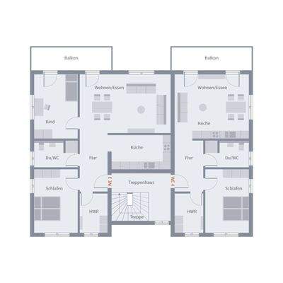 Grundriss Obergeschoss